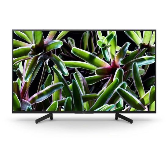 SONY KD43XG7005BAEP TV LED 4K UHD Edge  - 43" (108cm) -4K HDR -  Clear Audio - SmartTV - 3 x HDMI - 3 x USB - Classe énergétique A