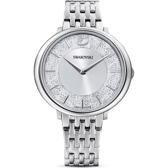 Bracelet acier femme - SWAROVSKI - Montre Swarovski Crystalline Chic - Couleur de la matière:Blanc