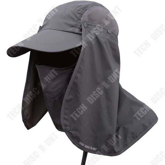 Chapeau De Pêche Avec 2 Ventilateurs Solaires Et USB – Bord Large, 3 Vitesses, Rechargeable, Pour Plein Air - 8