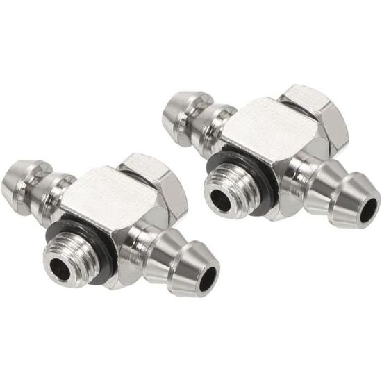 Raccords De Tuyau En Laiton QUARKZMAN - 5/8" Barb X 1/2" NPT Femelle, Lot De 2, Pour Plomberie, Air, Huile