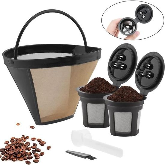 Filtre À Café Réutilisable Pour Ninja Cafetière À Double Infusion, Lot — free download