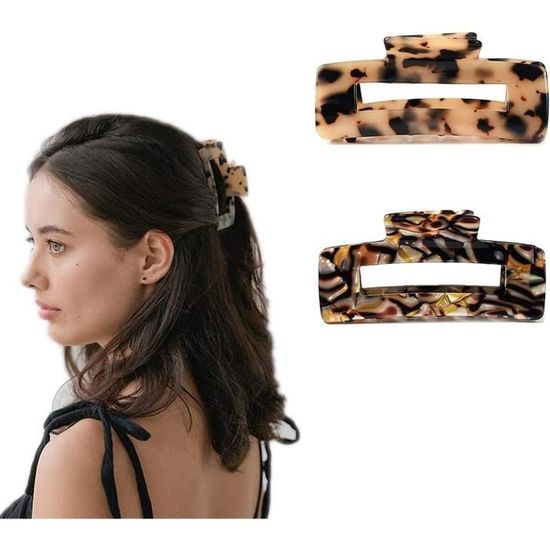 Lot De Pinces à Cheveux Et Peignes Plats - Multicolore Avec Pierres - Neuf