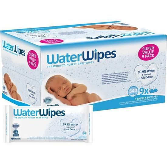 Acheter le paquet de lingettes pour bébé WaterWipes Super Value