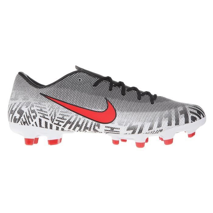 NIKE Chaussures de football Vapor 12 Academy Neymar JR FG et MG - Blanc