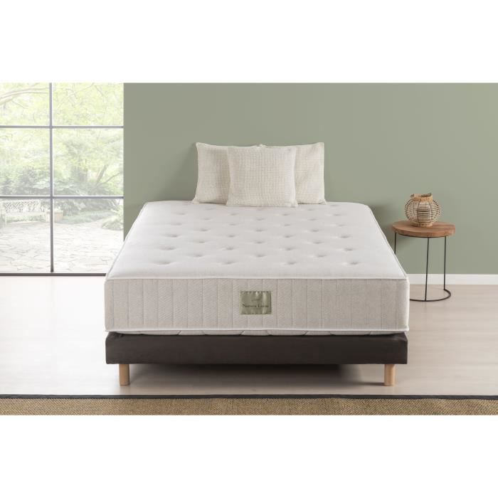 DEKO DREAM Ensemble Matelas   Sommier 140x190 - Ressorts ensachés ...