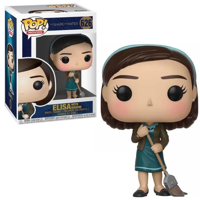 Figurine Funko Pop! La Forme de leau: Elisa avec balai