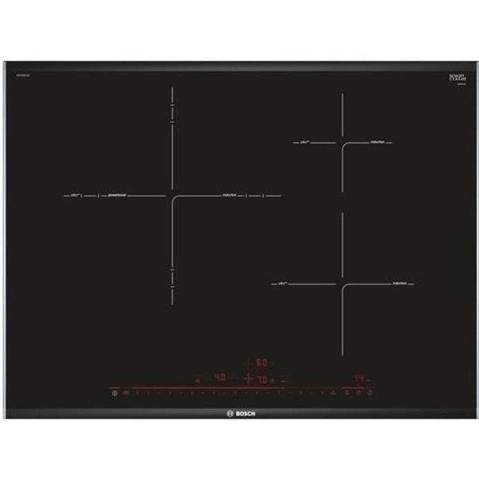 Plaque à Induction BOSCH PID775DC1E 70 cm Noir (3 zones de cuisson