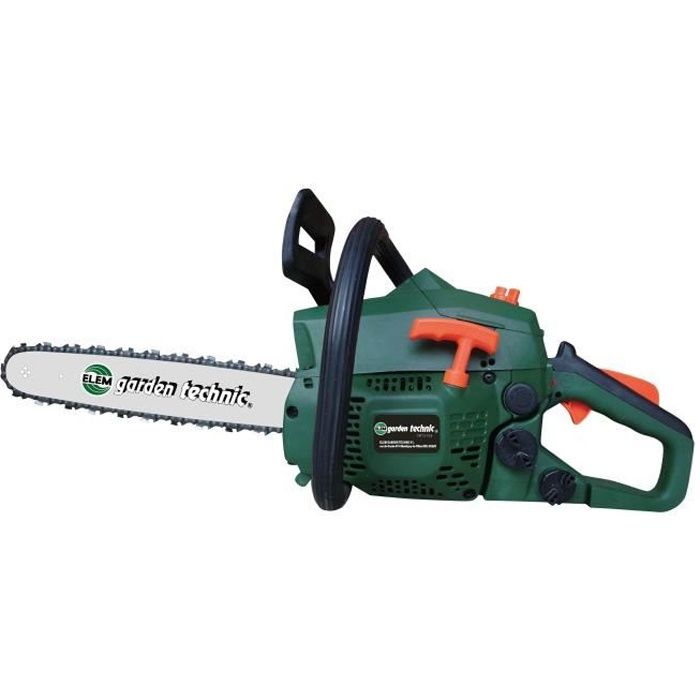 ELEM GARDEN TECHNIC Tronçonneuse thermique 40 cm 37 cc