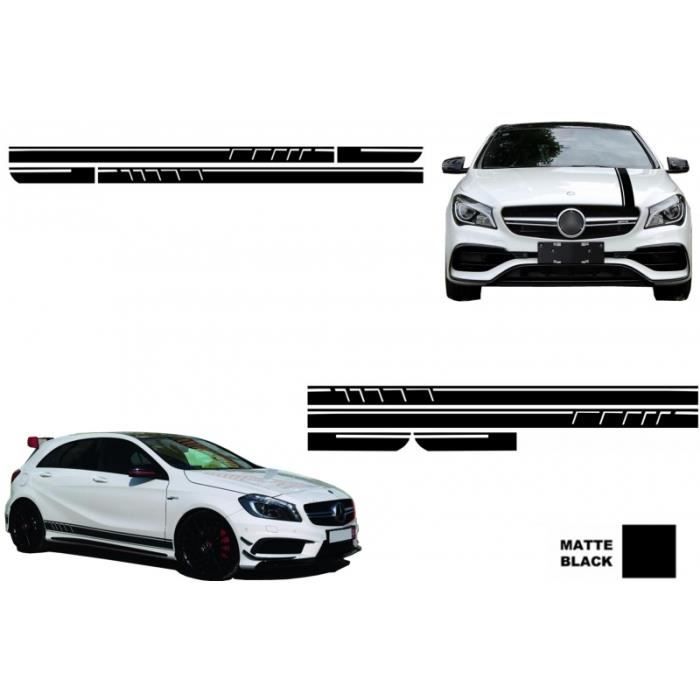 Autocollant Noir Mat Pour Mercedes CLA W117 C117 X117 13-16 W176 12-18 45 AMG Design