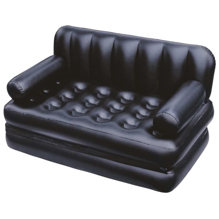 vidaXL Lit avec matelas Blanc Similicuir 140 x 200 cm