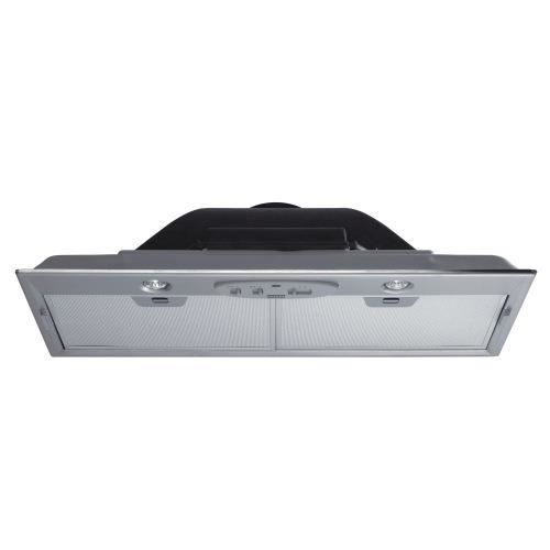 Franke FBI 702-H XS, 580 m³-h, 69 dB, Intégré, Argent, 2 ampoule(s), Halogène