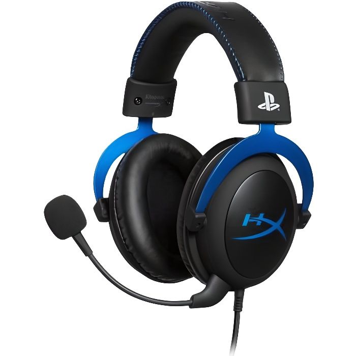 HyperX Cloud PlayStation Official Licensed for PS4 casque pleine taille filaire jack 3,5mm