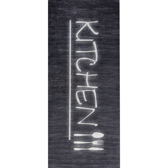 Tapis de cuisine KITCHEN Noir Dimensions - 50x120
