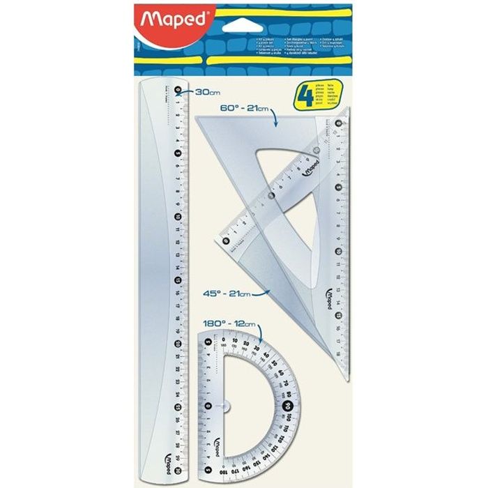 MAPED Kit Traçage 4 Pièces