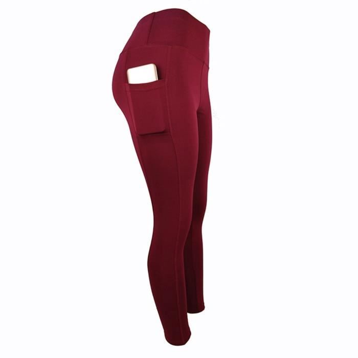 Pantalons Femmes Workout Out Pocket Leggings Fitness Sports Running Yoga Athletic Pants ZQA91227161WES_1234