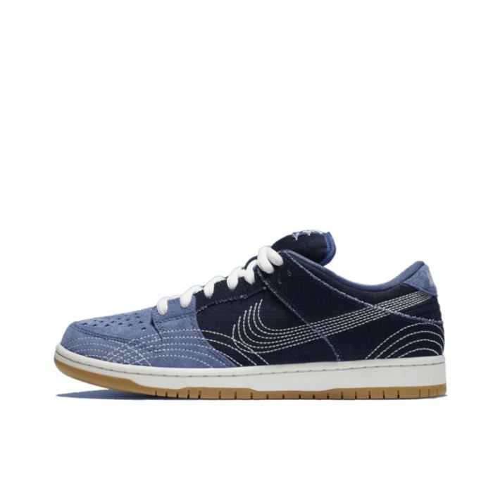 Baskets Dunk SB Low Sashiko CV0316-400 Pour Hommes et Femmes