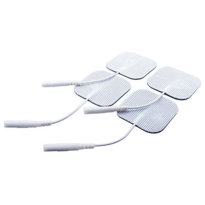 PRORELAX 39183 Coussinets à électrode pour les appareils TENS + EMS - Blanc