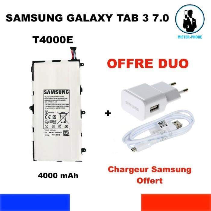 BATTERIE ORIGINALE SAMSUNG T4000E GALAXY TAB 3 7.0 SM-T210 T211 T215 OEM ORIGINE + KIT OUTILS DÉSASSEMBLAGE GENUINE BATTERY TOOLS