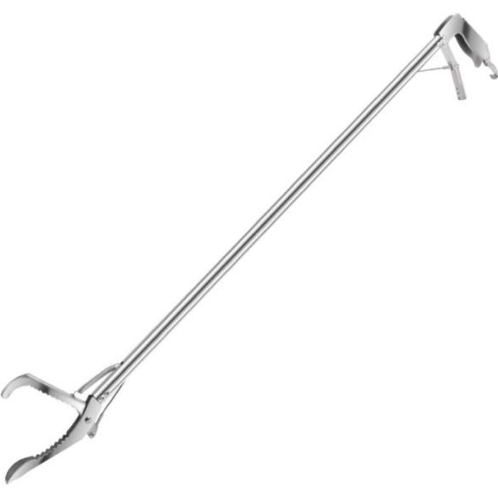 1 Pc Serpent Attrapant Pince En Acier Inoxydable Auto-verrouillage Longue Poignée Mètre Long Tong