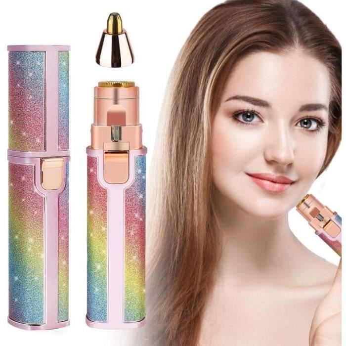 BS11902-Epilateur pour le visage 2 en 1 pour femmes,Epilateur Sourcil, Tondeuse à sourcils, tondeuse pour le visage électriqu
