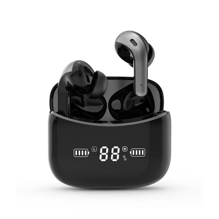 Black -Écouteurs sans fil Bluetooth 5.0,pour Samsung S20 Huawei P40 P30 Pro Lite,oreillettes de Sport,casque avec musique