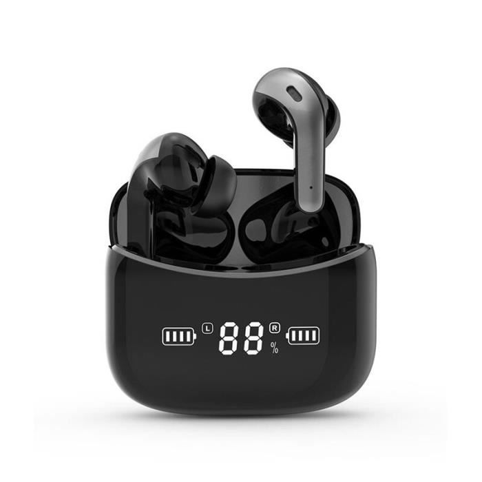 Black -Écouteurs sans fil Bluetooth 5.0,pour Samsung S20 Huawei P40 P30 Pro Lite,oreillettes de Sport,casque avec musique