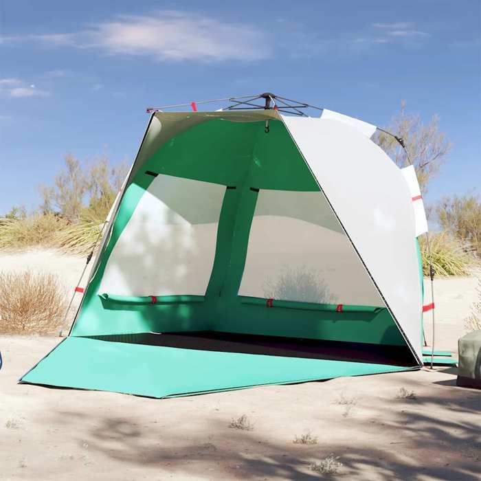 vidaXL Tente de plage 3 personnes libération rapide imperméable tente tente de jardin abri dextérieur tente de camping 4005312