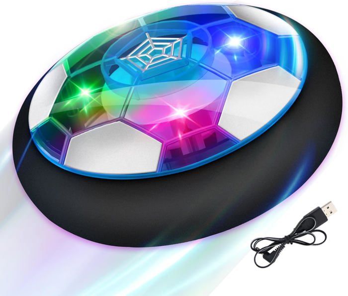 Jouet - KCVV - Ballon Aeroglisseur Rechargeable - Lumières LED - Pour Enfants 3-10 Ans - Plastique ABS