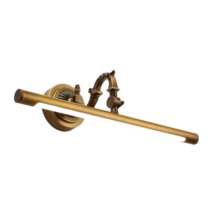 Lampe de Miroir Salle de Bain LED Vintage Appliques Éclairage de Salle de Bain Laiton IP44 Imperméable Éclairage-8W 630LM