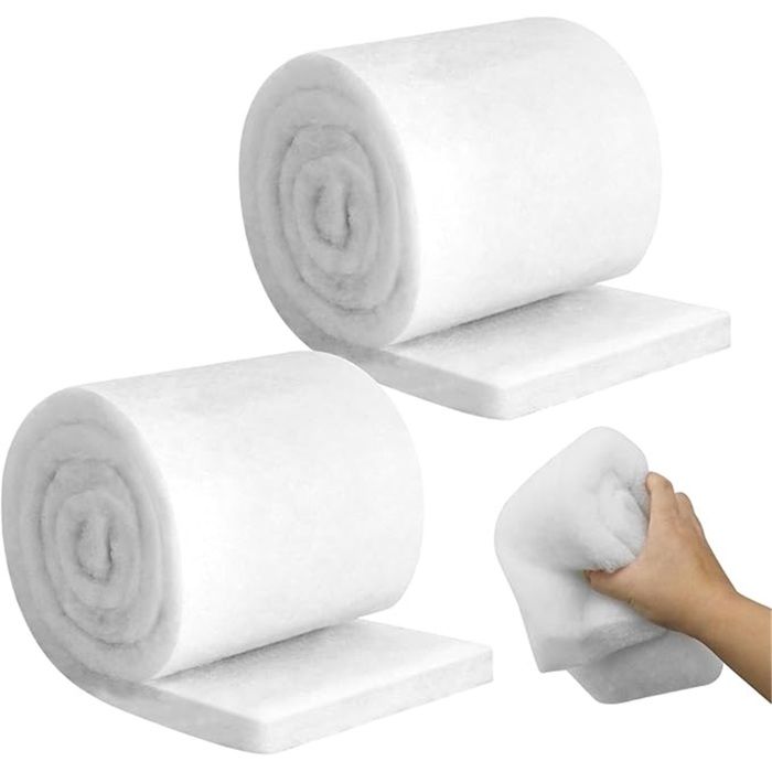 Meilleurs prix pour 2pcs ouates filtrantes pour aquariumÉponge filtrante haute densitéTapis filtrant pour aquariums et étangs poissons2m x 12cm x