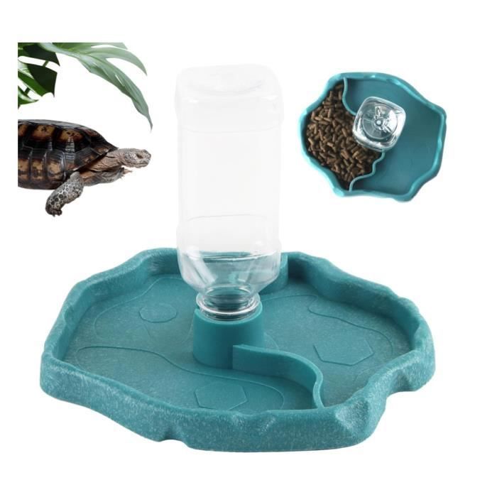 Comparer les prix de 2 en 1 Abreuvoir Tortue Terrestre Bol deau de Terrarium Reptiles Accessoires Bol deau pour Reptiles pour bleu ABREUVOIR