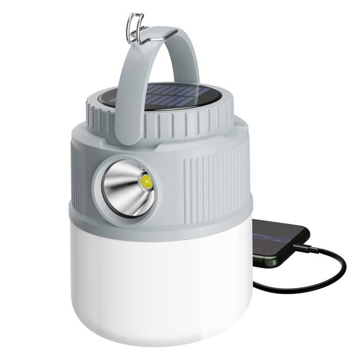 Lampe de camping rechargeable lanterne LED portable ultra-lumineuse avec 4 modes déclairage batterie 4000 mAh