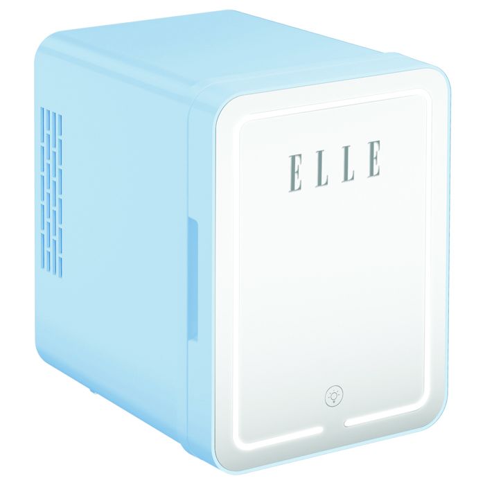 Mini frigo cosmétique - ELLE - Home - 8 L - Thermoélectrique chaud/froid - Miroir LED