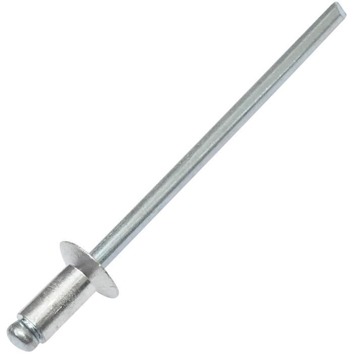 AERZETIX - Lot de 100 Rivets aveugles à tête fraisé - pop à rupture de ...
