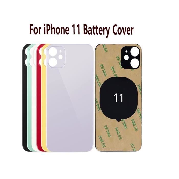 Coque Arrière IPhone 15 Prémontée - Avec Câble QI/NFC, Aimant, Anneaux Caméra | Verre Trempé, Remplacement OEM - 4