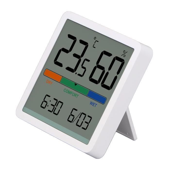 Thermomètre-hygromètre numérique pour feuilles : Moniteur d'humidité intérieure - France