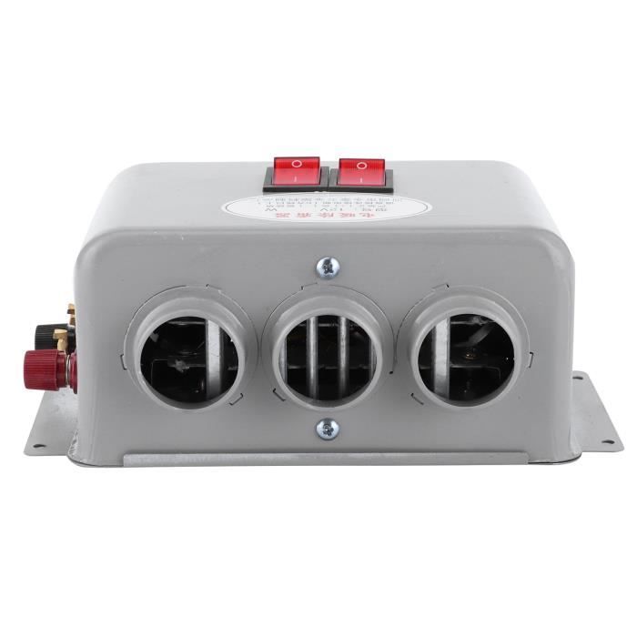 Gorgeri Chauffage Voiture 12V 50W - Chauffage Rapide Portable 3 Trous Pour Dégivrage Et Chaleur Pieds