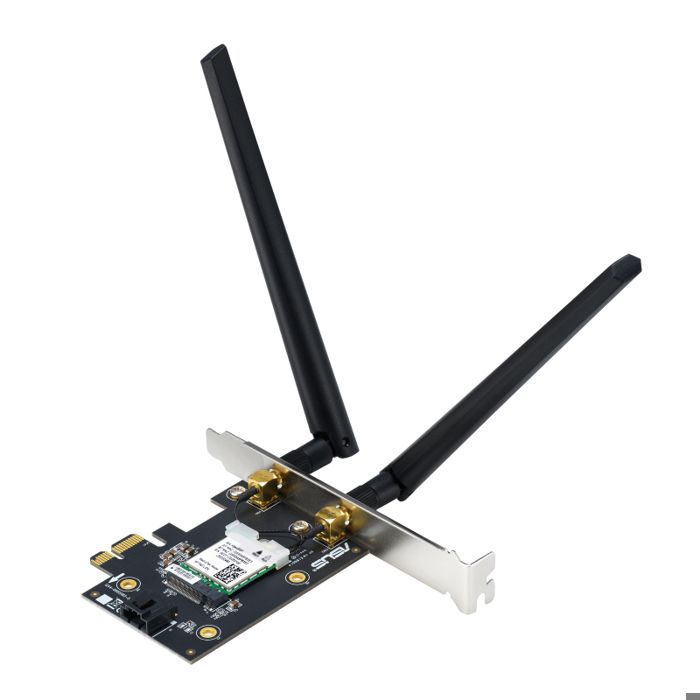 Point dAccès - Asus - PCE-AXE5400 - WiFi 6E - Bluetooth 5.2 - PCI-Express x1