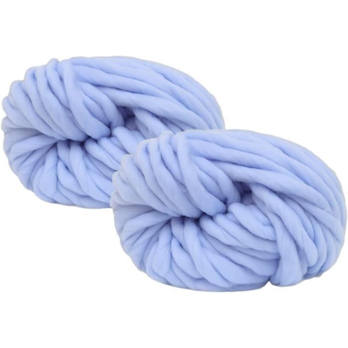 Fil De Laine à Tricoter 250g × 2 Fil à Tricoter Multicolore Pour