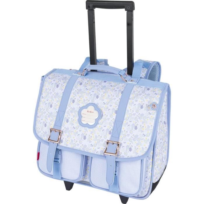 editions oberthur cartable dos 38 roulettes kickers premium girl