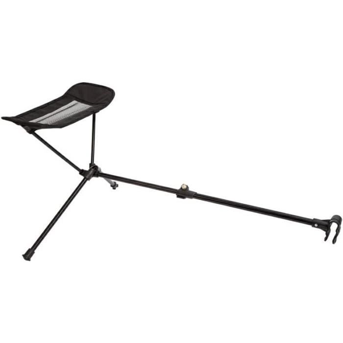 Chaise Hamac De Camping Giantex – Pliante, Portable, Avec Repose-pieds Rétractable, Dossier Inclinable Réglable, Appuie-tête Et Porte-gobelet – Capacité 150 Kg, Noir Ou Marine
