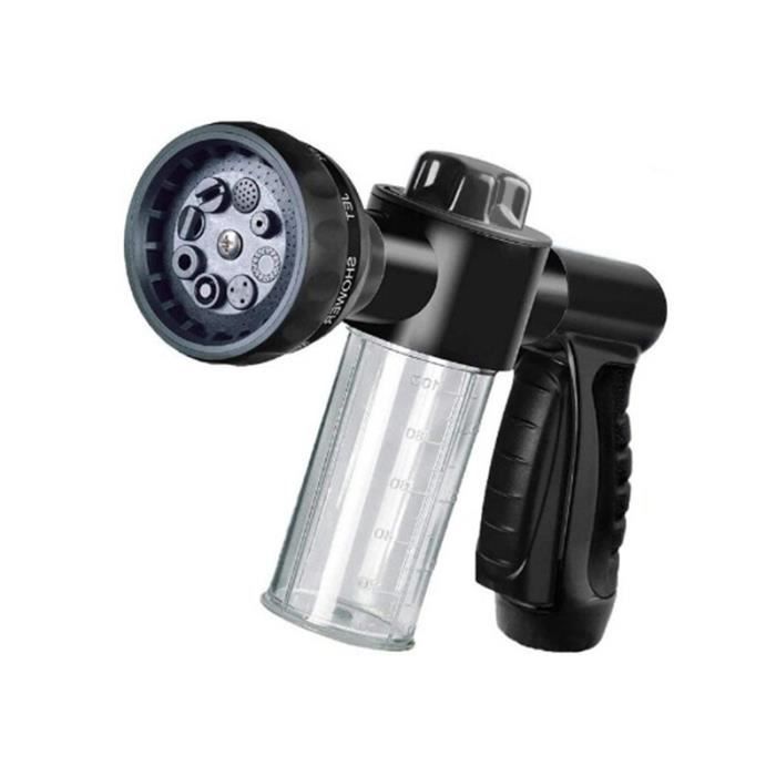 Pistolet Arroseur à Mousse - 8 Modes - Avec Réservoir à Savon - Pour Voiture, Plantes, Animaux - 5