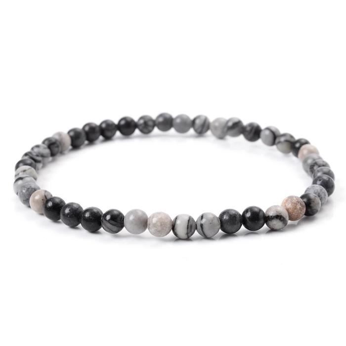 Bracelet œil De Tigre Naturel Unisexe - Pierre 5A - Différentes Tailles De Perles - Neuf Avec étiquettes