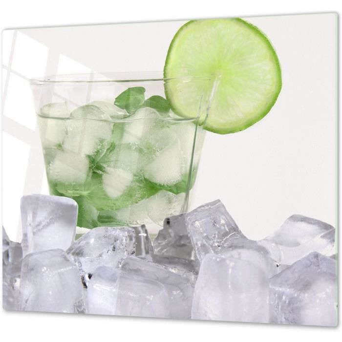 Planches en verre Bleu verre trempé 24 x 10 x 0 cm | Maisons du Monde
