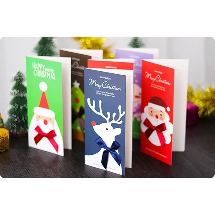 Coffret Set x5 Cartes de Voeux à Confectionner Scrapbooking Joyeux Noël c NEUF 