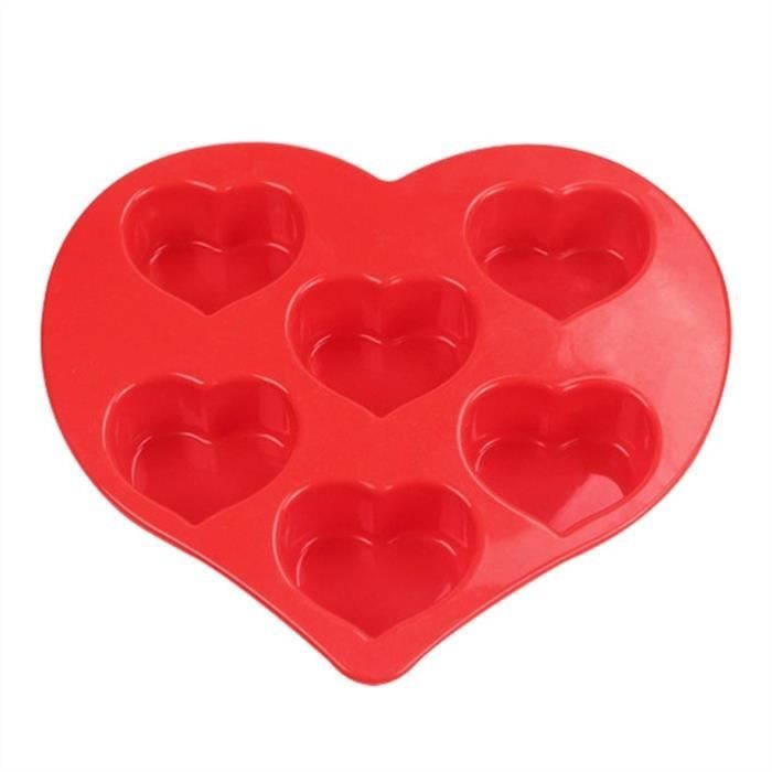 Moule A Gateau En Forme De Coeur Rouge Achat Vente Moule Moule A Gateau En Forme De Cdiscount