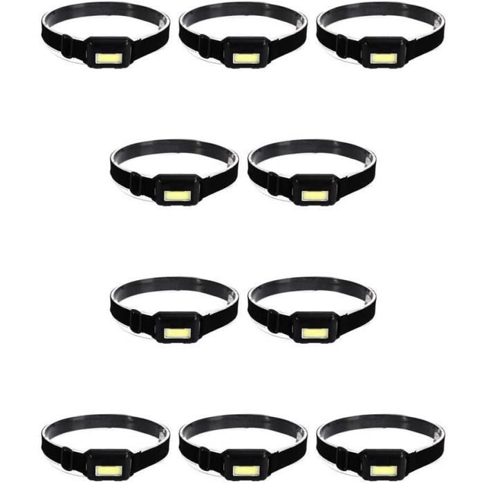Sangle Élastique Lampe Frontale Réglable 22-32mm - Bande Fixation Phare Pour Randonnée Vélo Équitation