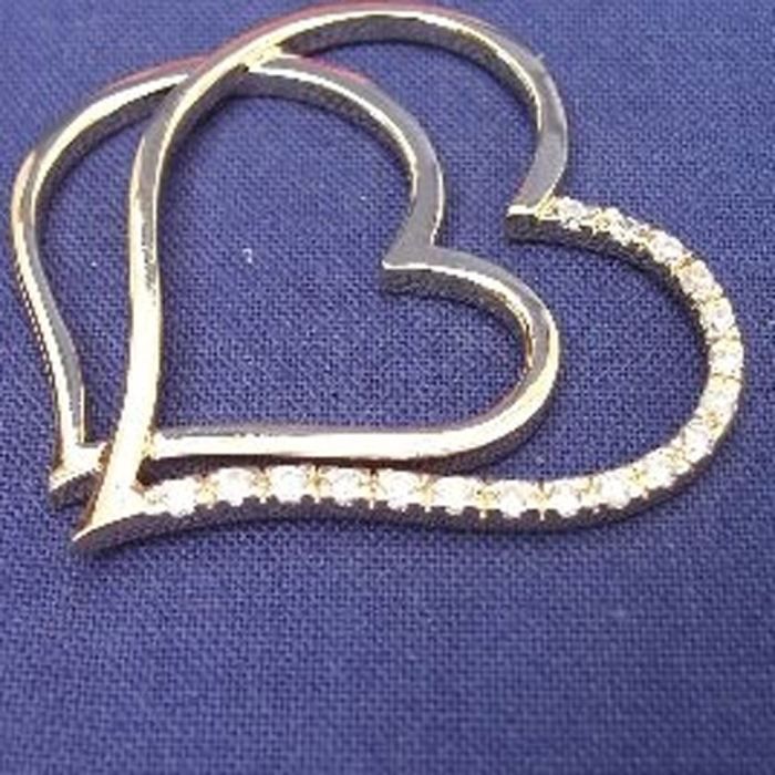 Pendentif 'Main' En Plaqué Or 18K Avec Pierre Oxyde De Zirconium 8mm - Marque Tata Gisèle - Neuf Avec étiquettes