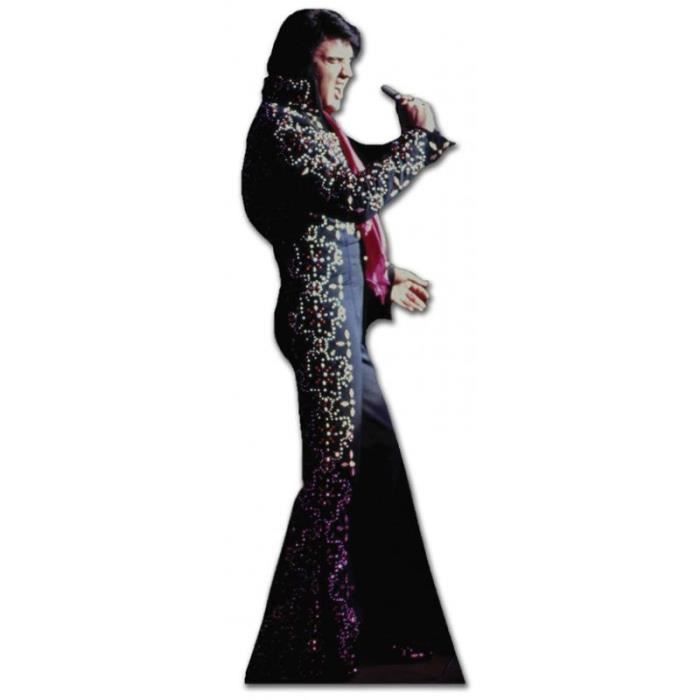 Star Cutouts Figurine Géante Elvis Presley Chemise Rouge 180 Cm - Découpe Carton Pour Fêtes Et Photos
