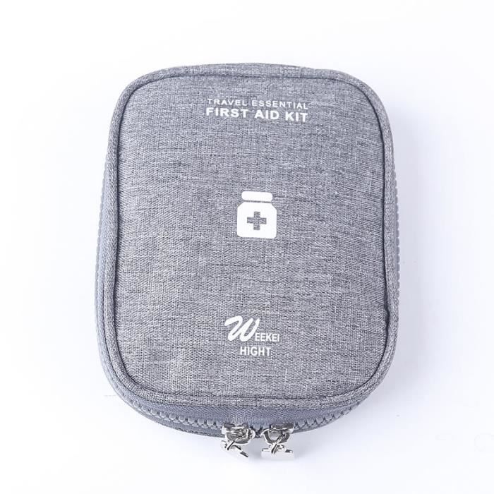 Gris - Nouveau sac de stockage de médecine de voyage imperméable à l'eau  paquet valise portable étui de netto